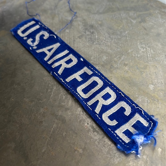 U.S. AIR FORCE blue tape patch, vintage - Picture 5 of 12